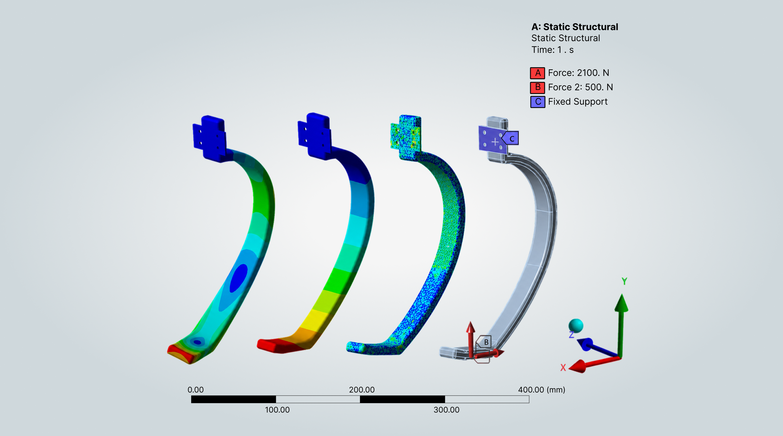 Running Blade FEA
